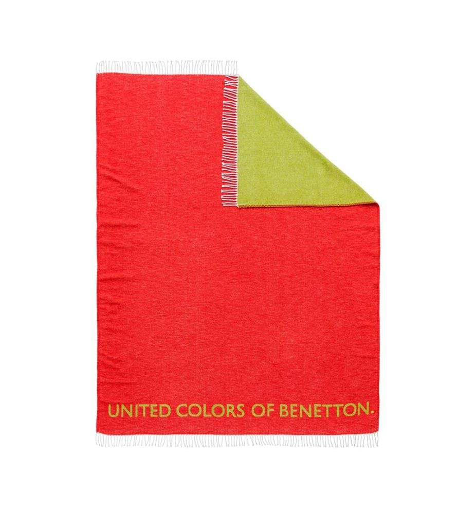Decke 140 x 190 cm – Rot und Grün