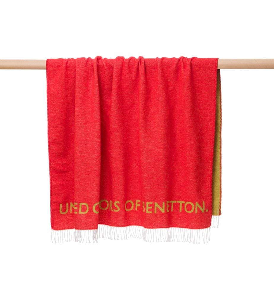Decke 140 x 190 cm – Rot und Grün