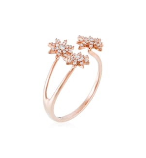 Bague Bouquet glacé Or Rose