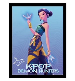 K-Pop Demon Hunters - Gerahmtes Poster, Zoey