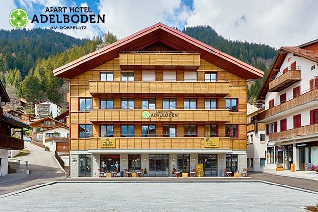 Ferienwohnung mit Hotelservice in Adelboden, Apart Hotel Adelboden am Dorfplatz