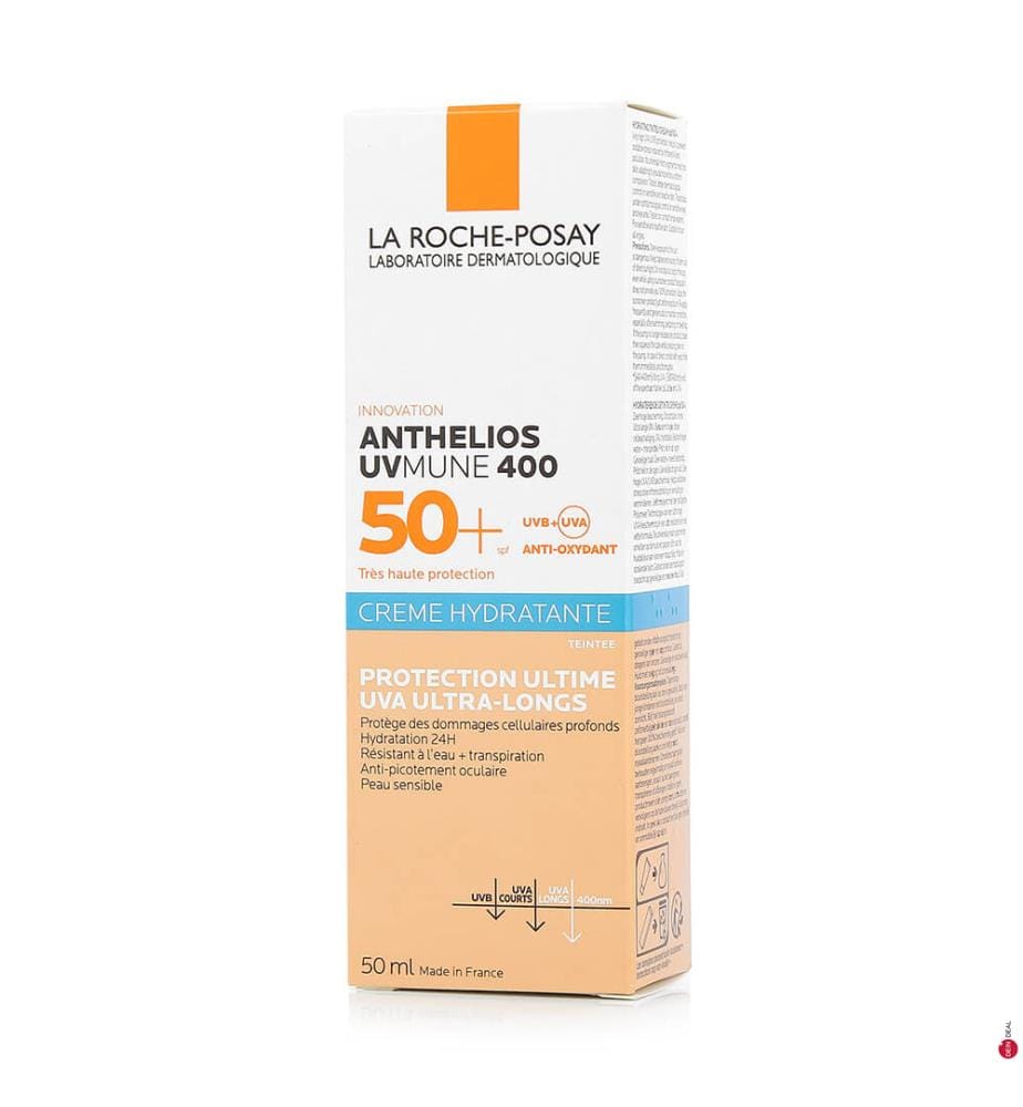 Getönte Sonnencreme ANTHELIOS 50+ - 50 ml