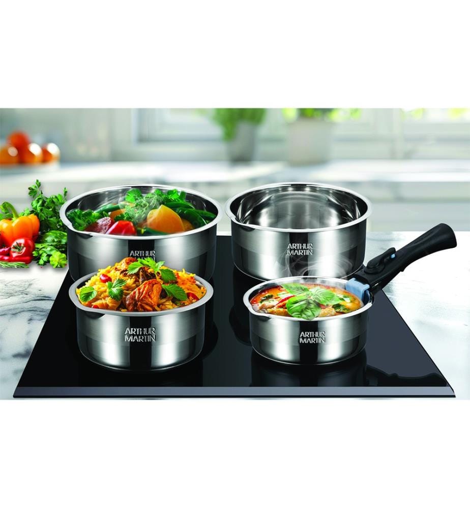 Arthur Martin Kochgeschirr-Set 5589 – Edelstahl
