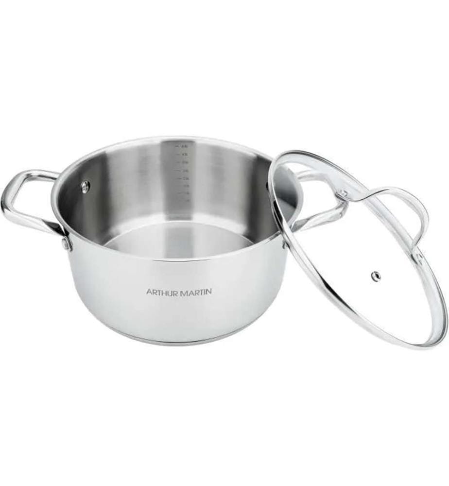 Topf 32 cm mit Deckel – Edelstahl