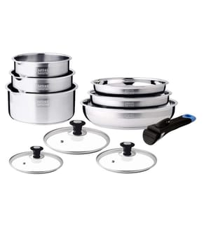 10-teiliges Küchenutensilien-Set – Grau