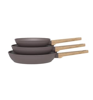 3er-Set „Forest“-Pfannen 20/24/28 cm – Taupe
