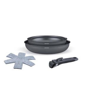 Set mit 2 Keramikpfannen 24/28 cm – Grau