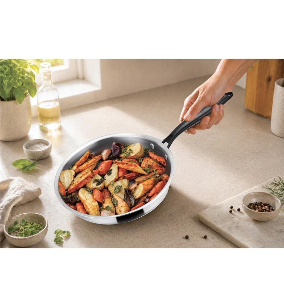 Triply-Pfanne 24 cm – Edelstahl