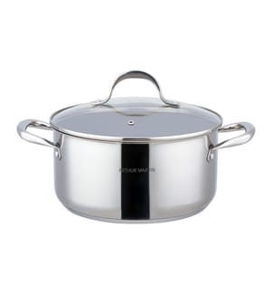 Topf mit Deckel, 4,9 l – Edelstahl