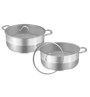 Kochtopf 28 cm mit Deckel – Edelstahl