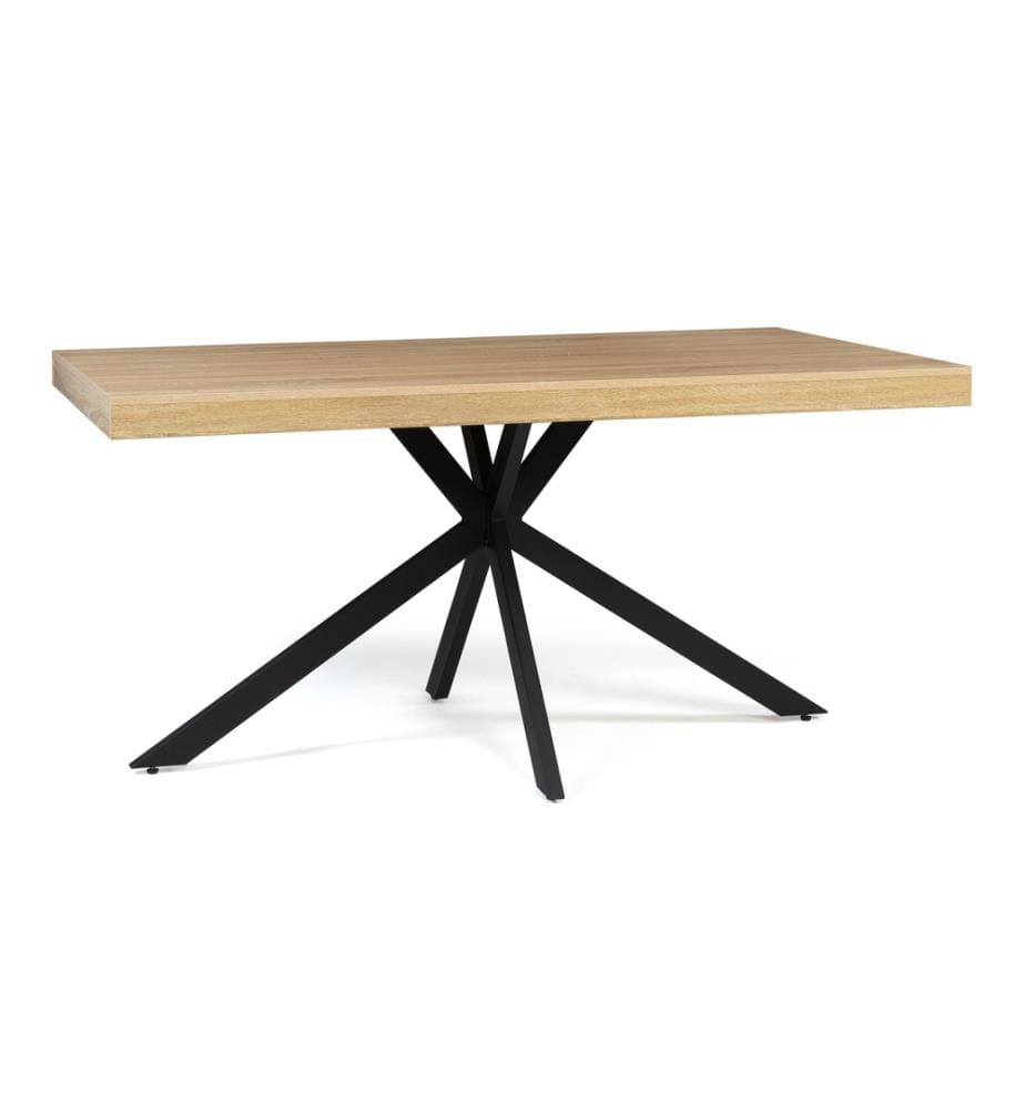 Tavolo da Pranzo Brixton 160 x 90 x 75 cm - Nero