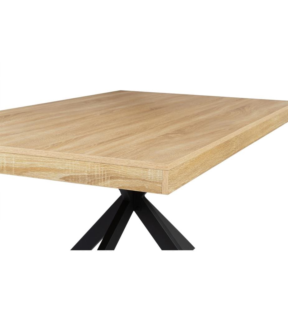 Tavolo da Pranzo Brixton 160 x 90 x 75 cm - Nero
