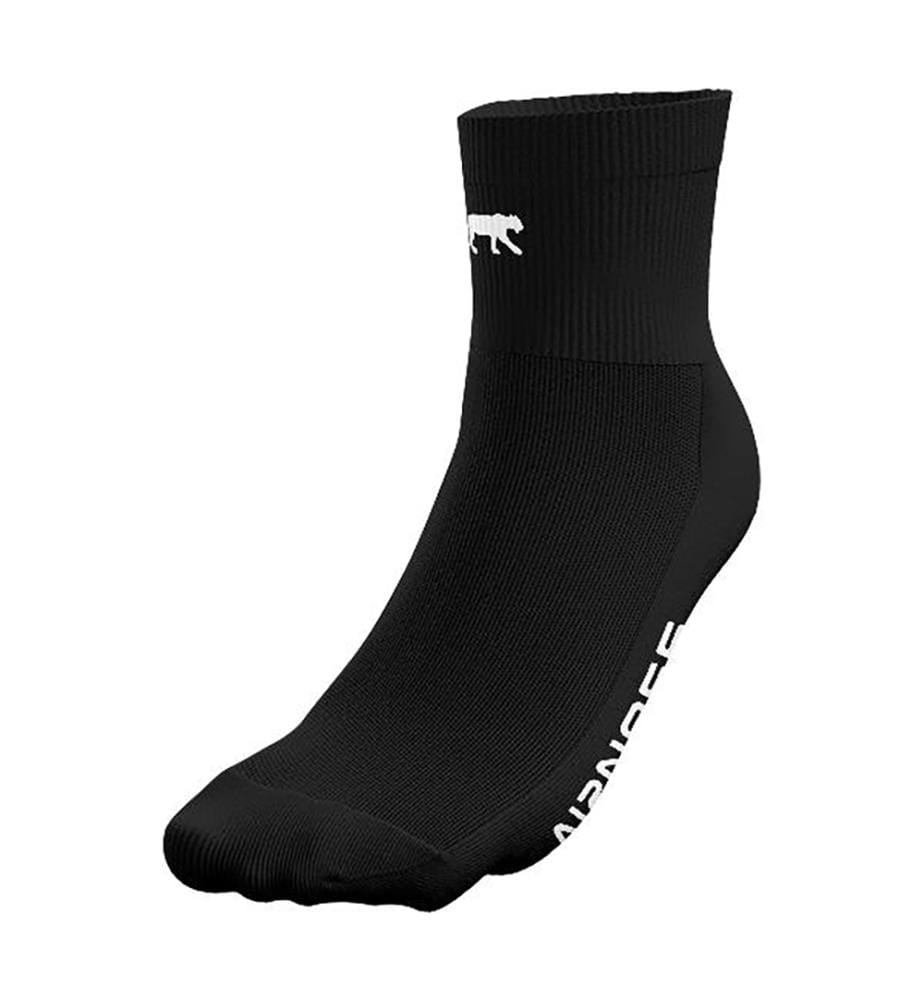 Pack of 3 Pairs of Quarter Sport Socks - Black and White