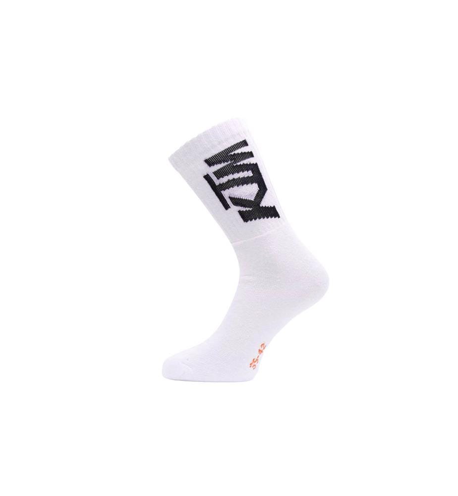Set of 12 Pairs of Socks Tennis - White & Black
