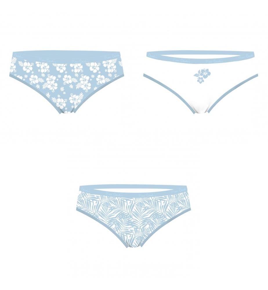 3er-Pack Baumwollslips – Mehrfarbig