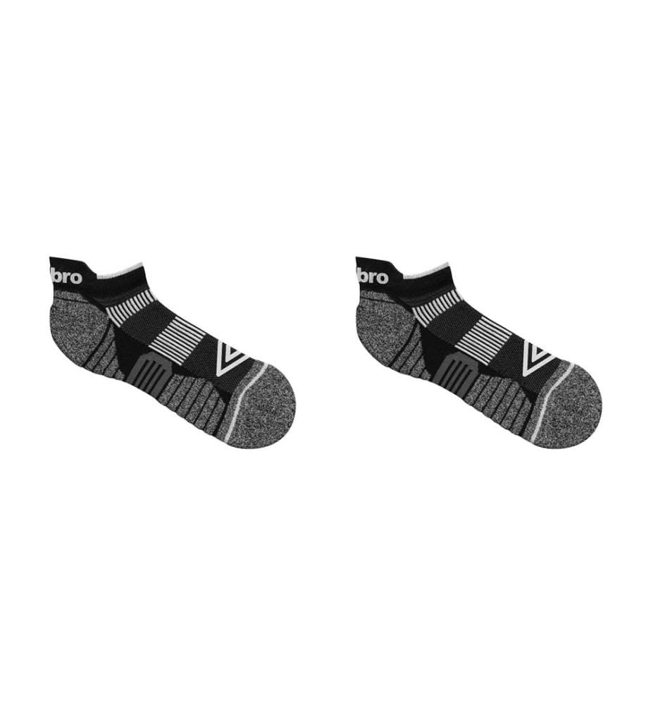 2 Paar Söckchen Run - Grau & Schwarz & Weiss