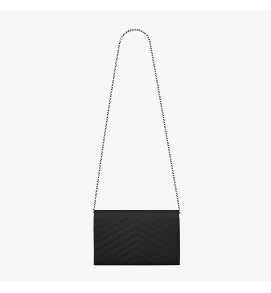Cassandre Classic Wallet in grained leather - Black
