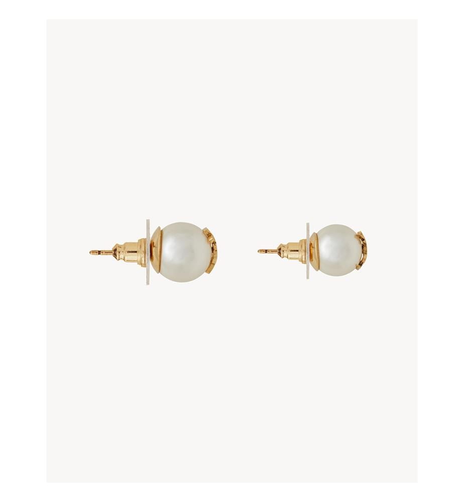 Boucles d'oreilles Cassandre - Crème