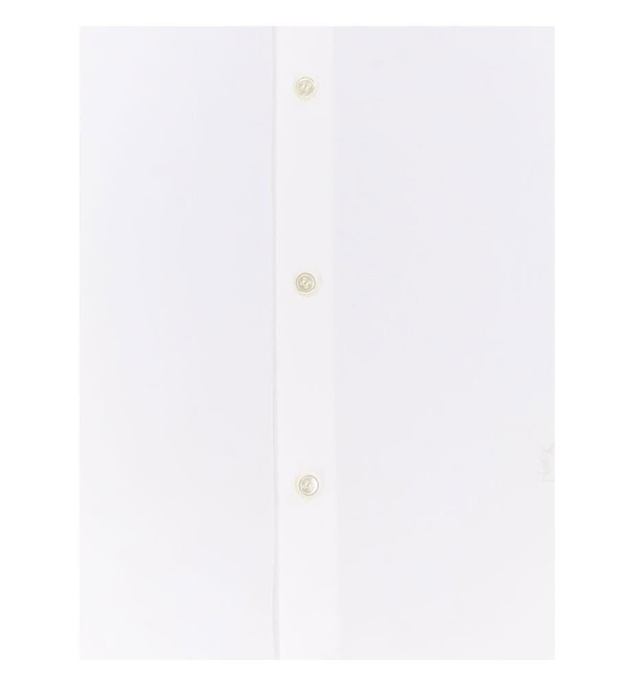 Cotton shirt with ‘Cassandre' embroidery – White