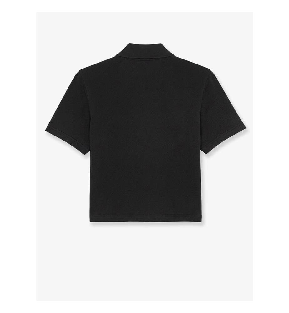 Polo in cotone piqué Cassandre - Nero