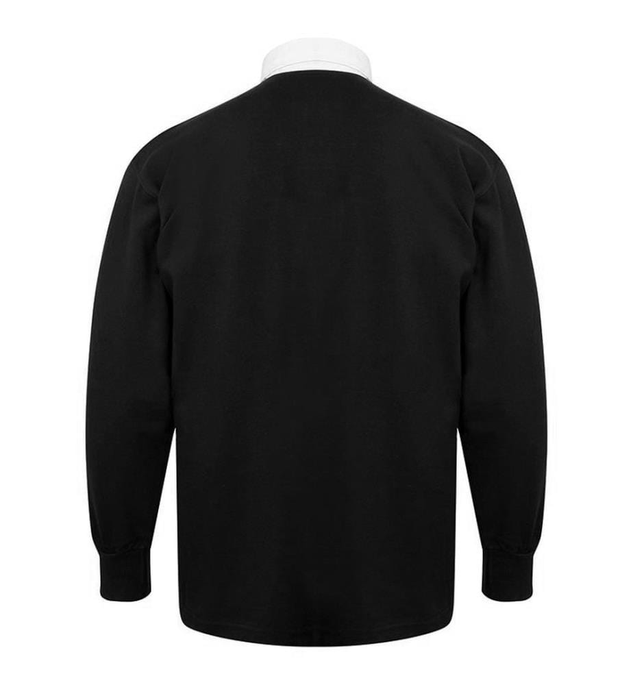 Front Row - Polo Manica Lunga 100% Cotone - Uomo