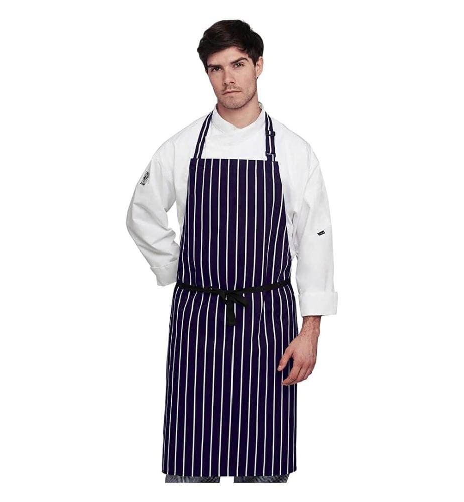 Dennys Unisex Baumwoll Küchenschürze mit Streifen