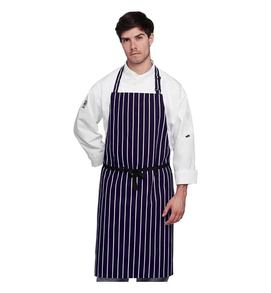 Dennys Unisex Baumwoll Küchenschürze mit Streifen