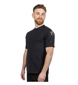 Dennys - Koch T-Shirt für Herren/Damen Unisex, Kühlendes Material