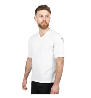 Dennys - Koch T-Shirt für Herren/Damen Unisex, Kühlendes Material