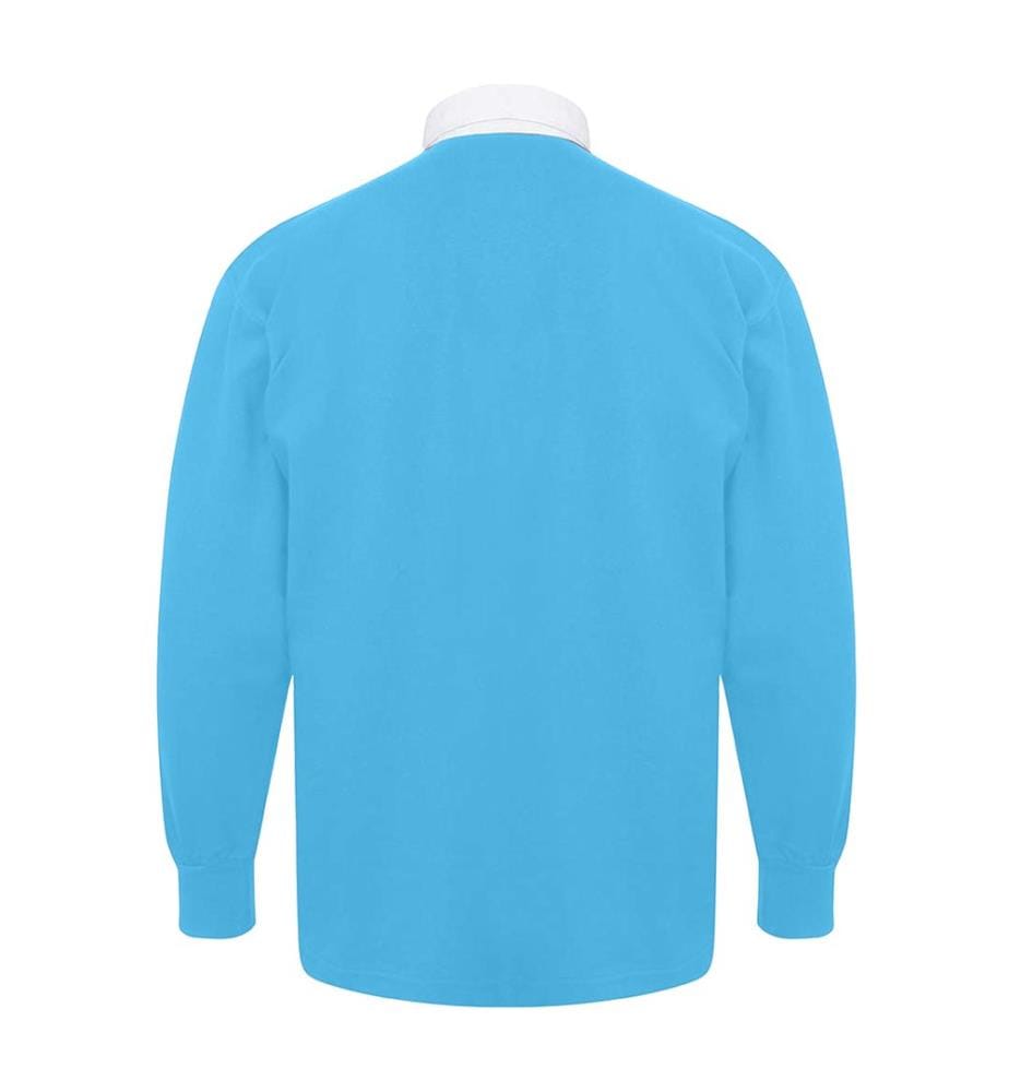 Front Row Langarm Klassik Rugby Polo Shirt