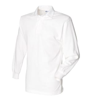 Front Row Langarm Klassik Rugby Polo Shirt