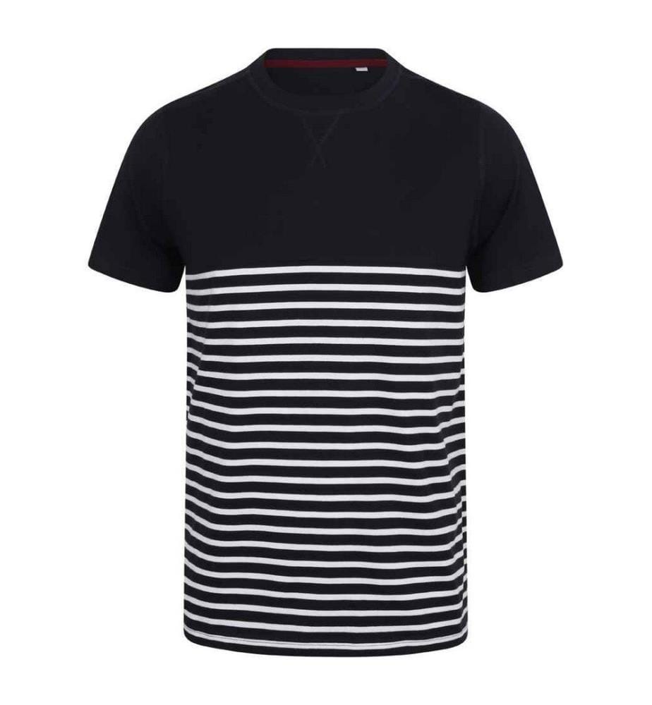 Front Row Unisex Breton T-Shirt mit Streifen