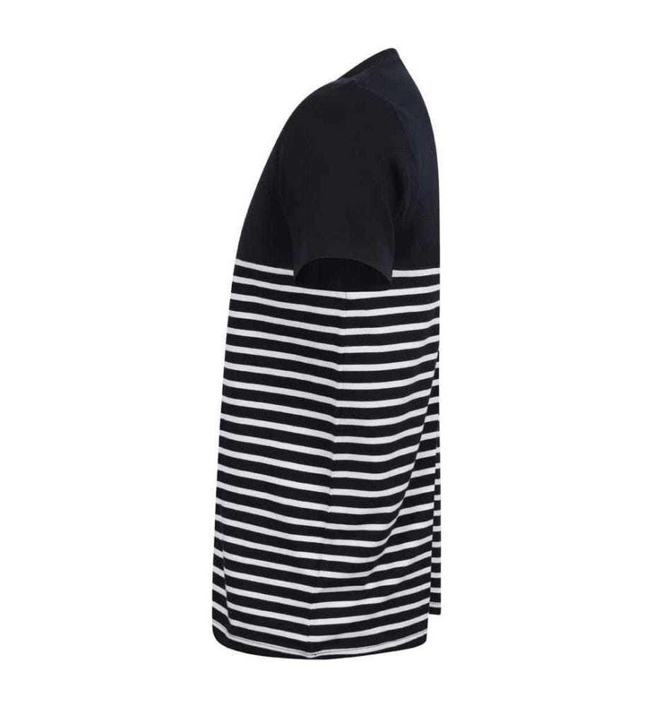 Front Row Unisex Breton T-Shirt mit Streifen