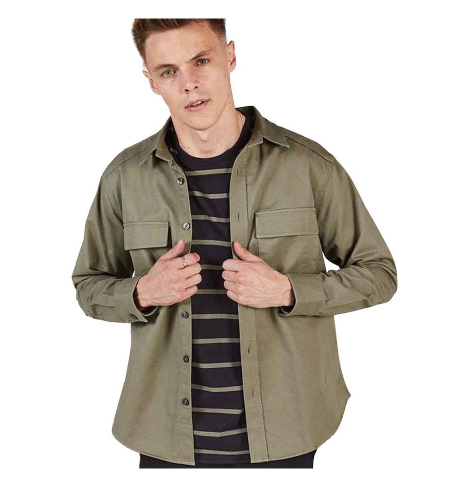 Front Row - Hemdjacke für Herren