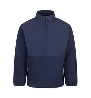 Front Row - Fleece-Oberteil für Herren, mit halbem Reissverschluss, Micro-Vlies