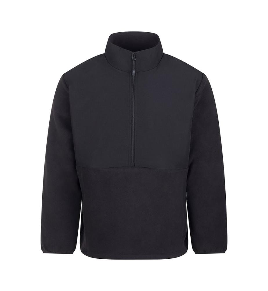 Front Row - Fleece-Oberteil für Herren, mit halbem Reissverschluss, Micro-Vlies