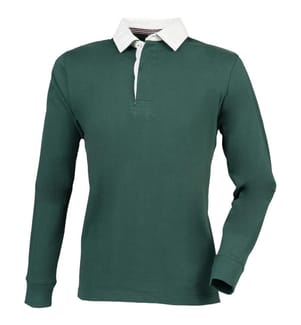 Front Row Herren Premium Longsleeve / Rugby-Shirt / Polo-Hemd, langärmlig