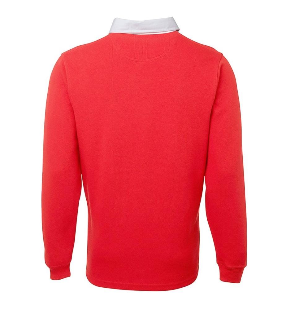 Front Row Herren Premium Longsleeve / Rugby-Shirt / Polo-Hemd, langärmlig