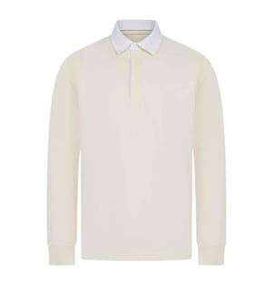 Front Row Herren Premium Longsleeve / Rugby-Shirt / Polo-Hemd, langärmlig
