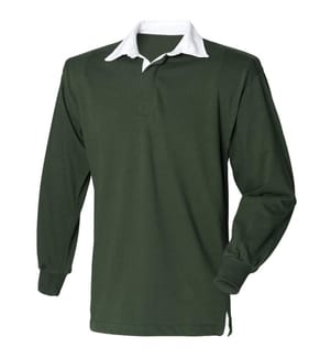 Front Row Herren Sport Rugby Shirt, Langarm