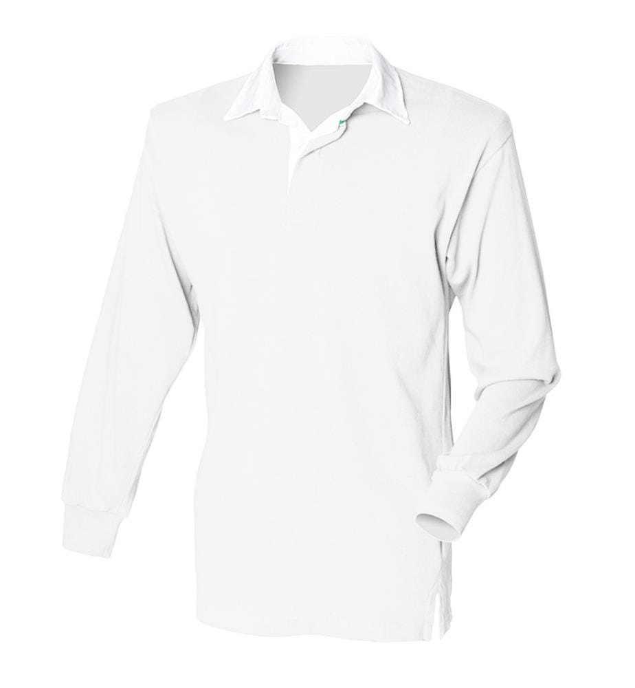 Front Row - Polo Manica Lunga 100% Cotone - Uomo