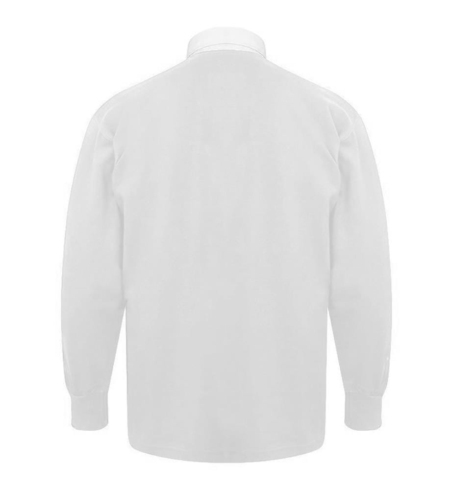 Front Row - Polo Manica Lunga 100% Cotone - Uomo
