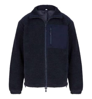 Front Row - Fleecejacke recyceltes Material für Herren