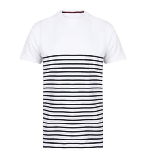 Front Row - "Breton" T-Shirt ohne Etiketten für Herren/Damen Unisex
