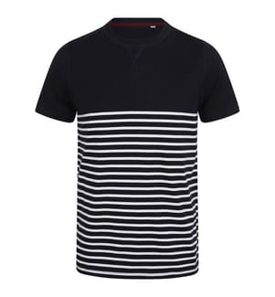 Front Row - "Breton" T-Shirt ohne Etiketten für Herren/Damen Unisex