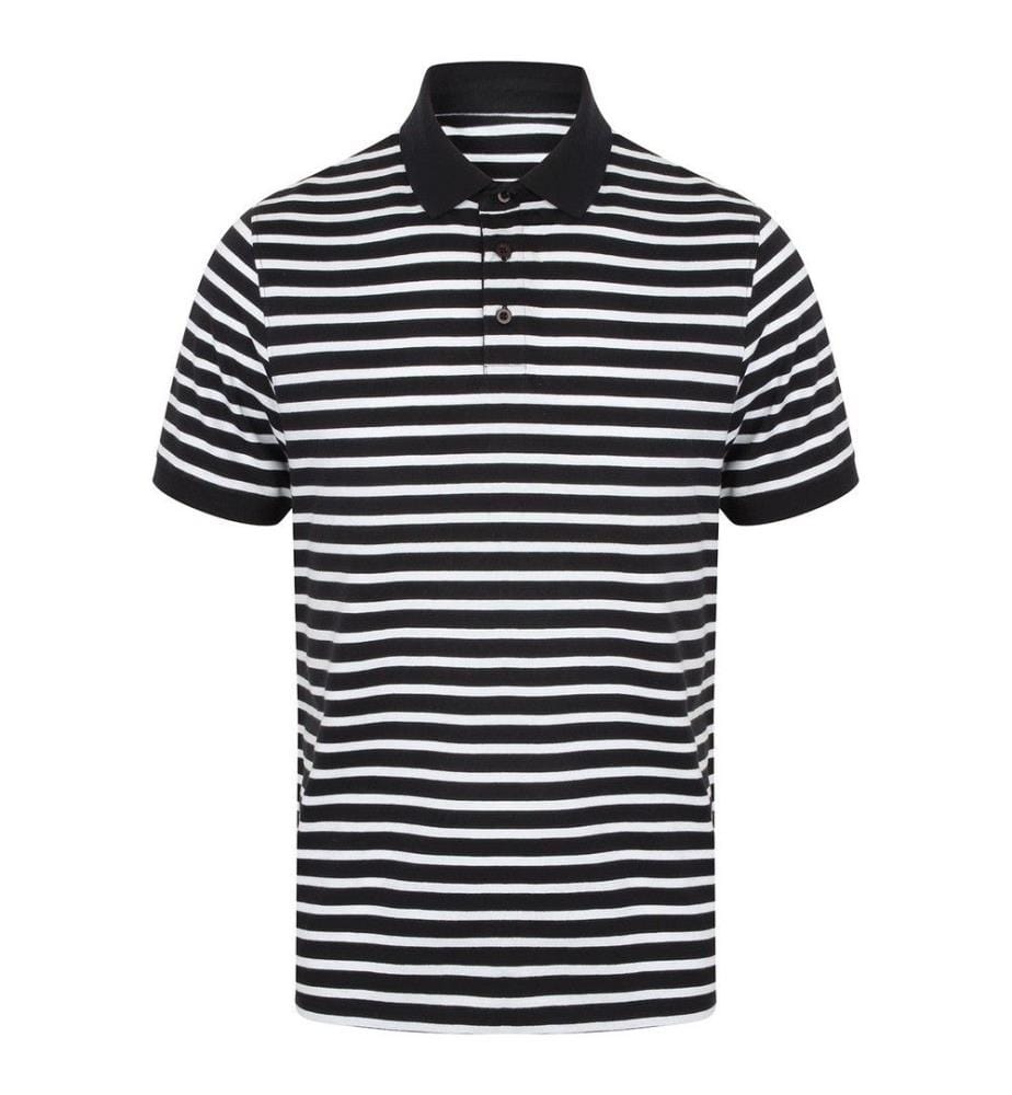 Front Row Maglietta Polo A Strisce Adulto Unisex