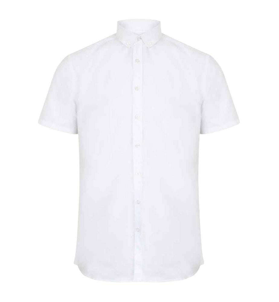Henbury Modern Camicia Formale Maniche Corte Uomo
