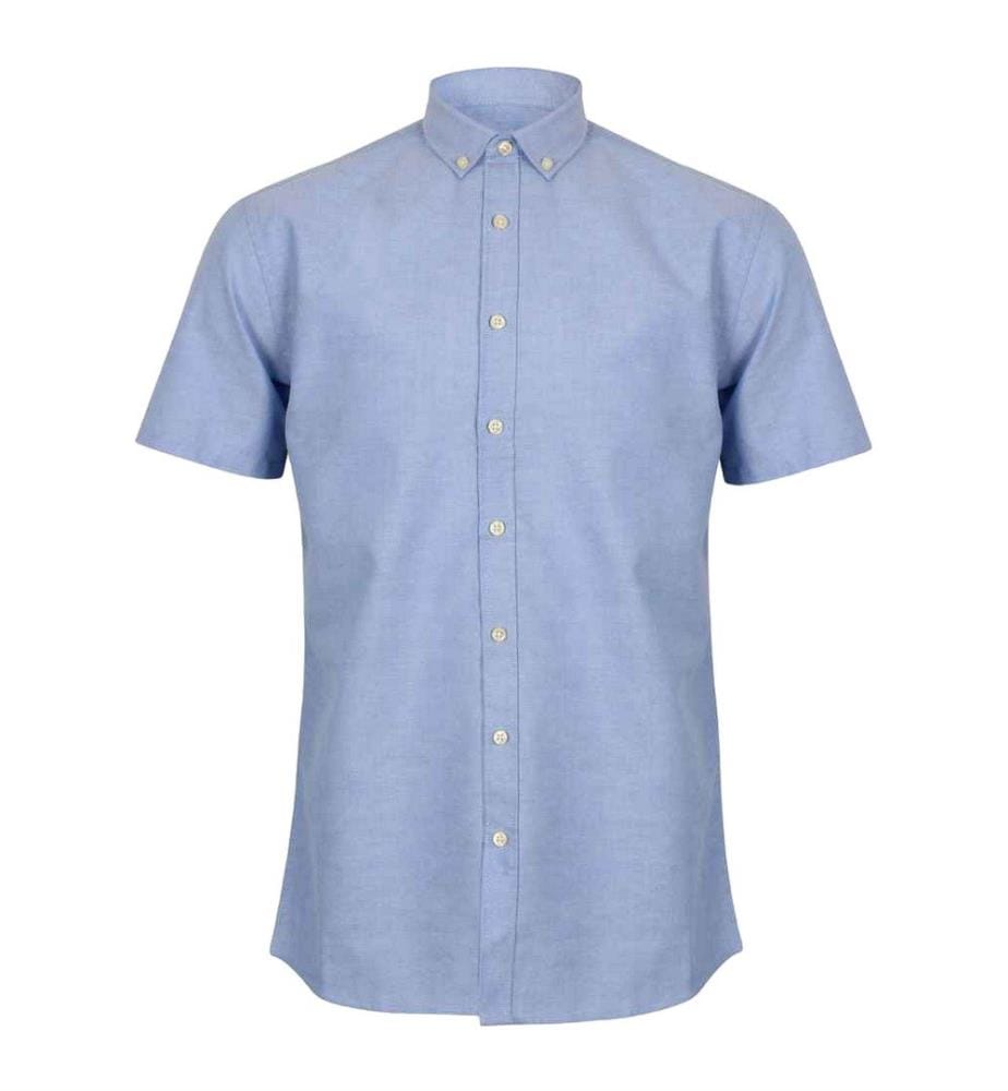 Henbury Modern Camicia Formale Maniche Corte Uomo