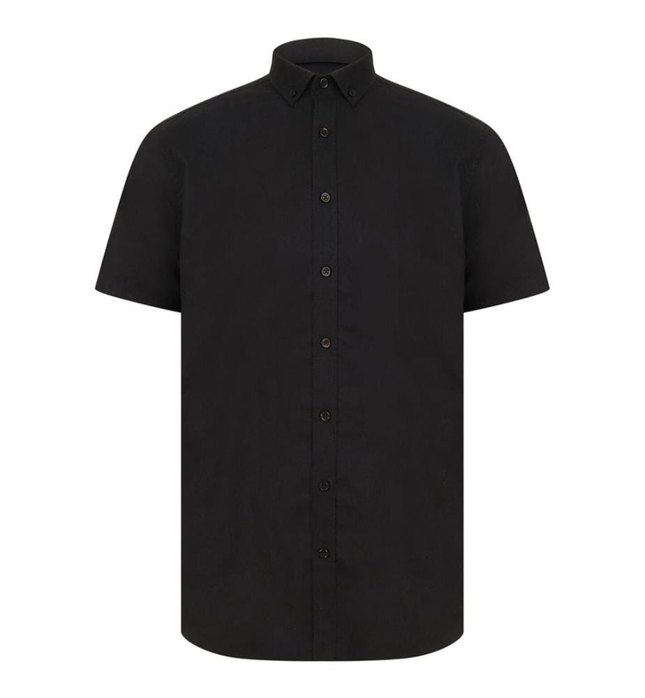 Henbury Modern Camicia Formale Maniche Corte Uomo