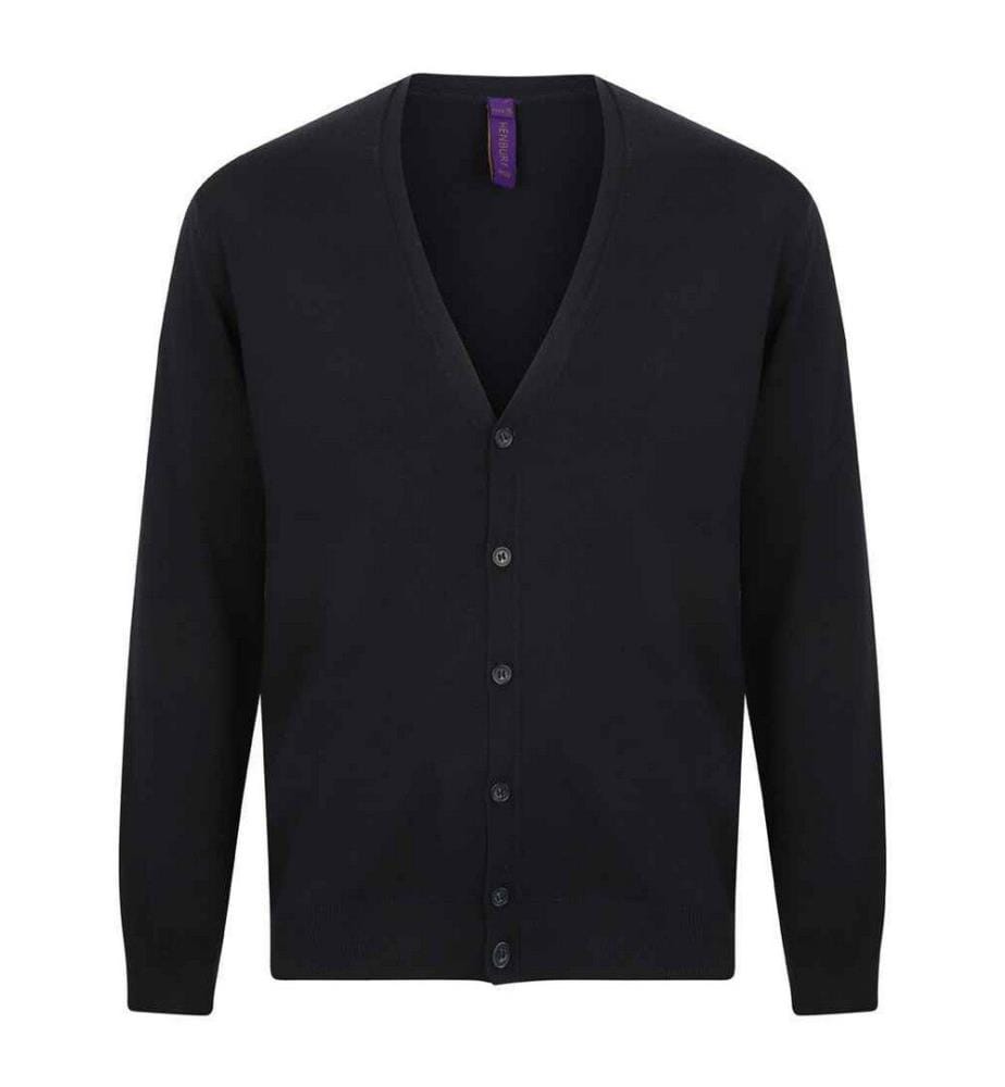 Henbury - Strickjacke V-Ausschnitt für Herren
